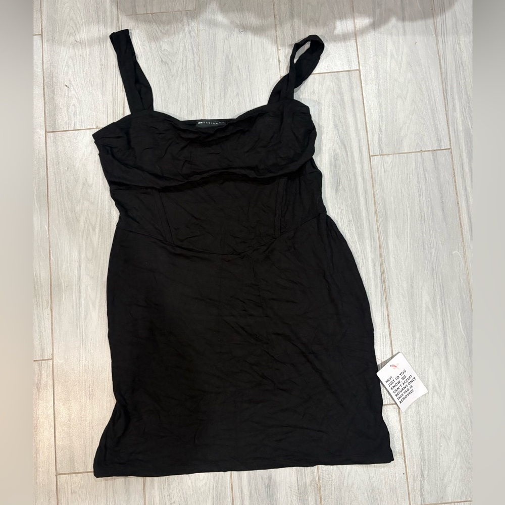 ASOS Elegant Black Mini Dress